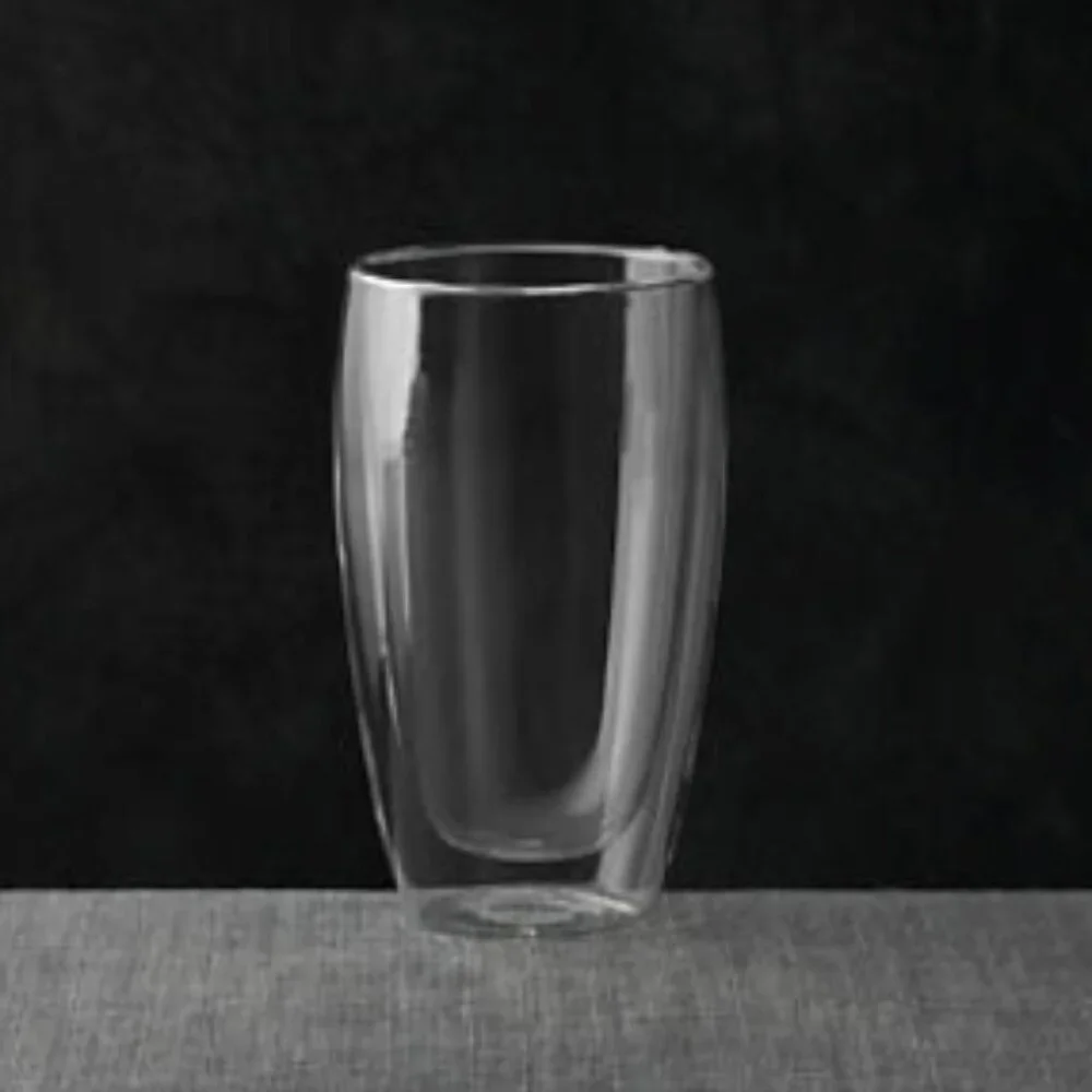 Crate & Barrel - Bodum ® Pavina 15-oz. Double Wall Glass Tumbler